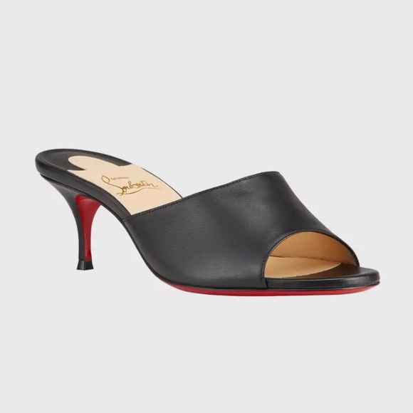 Christian Louboutin | Shoes | Christian Louboutin East Napa Kittenheel Mules  | Poshmark